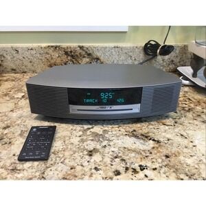 Bose Wave Music System AWRCC1 Silver Titanium w/ Remote  Tested